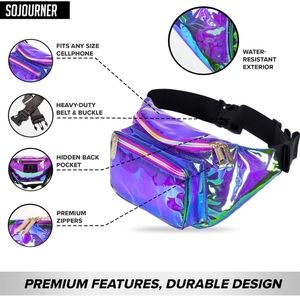 NTW Holographic Cross Body Fanny Pack